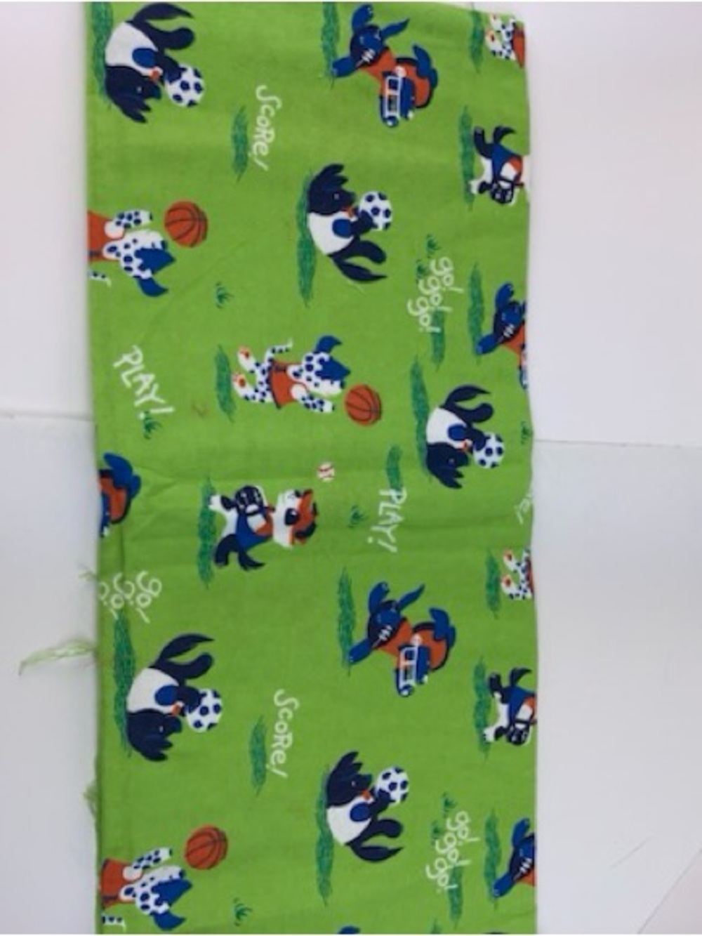 Joann Fabrics Snuggle Flannel Prints - Dog Sports 1 Yard By 42” New